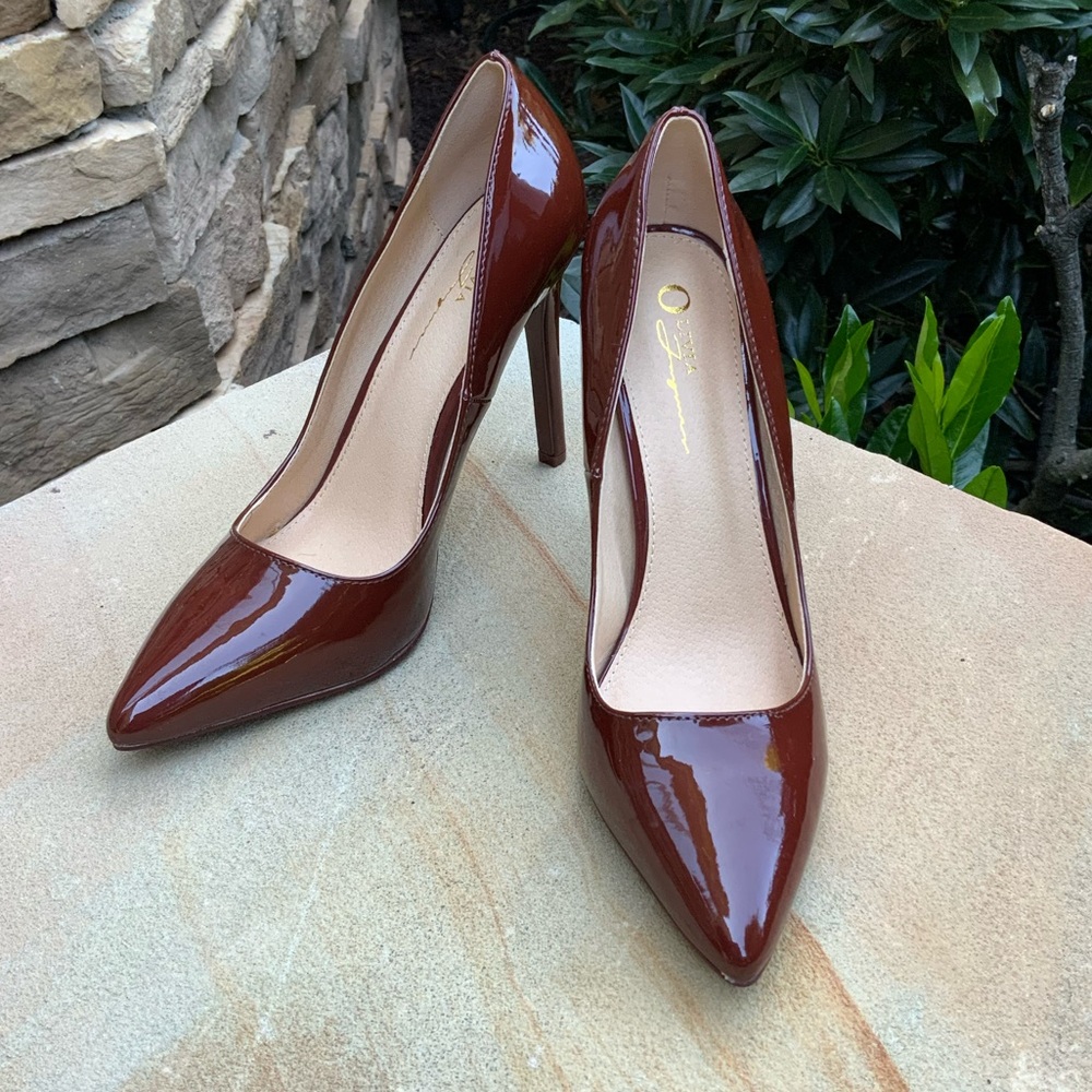 Brown Patent Leather shoes